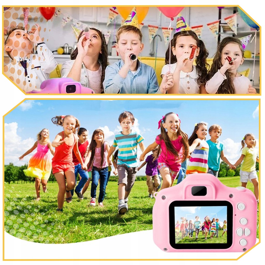APARAT Fotograficzny CYFROWY DLA Dziecka DZIECI NIEBIESKI gry + KARTA 32GB Bohater / Bajka brak